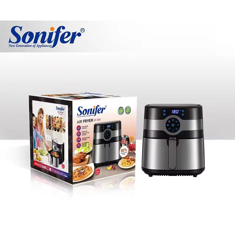 Sonifer Air Fryer 8L قلاية كهربائية بدون زيت 8 لتر