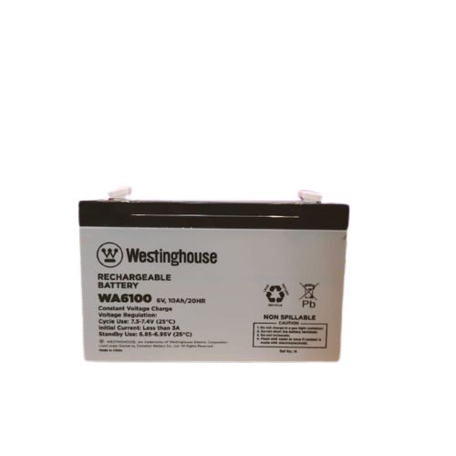 Westinghouse Battery 6V 10 AH , Emergency Lights, Alarms, And Children's Toys