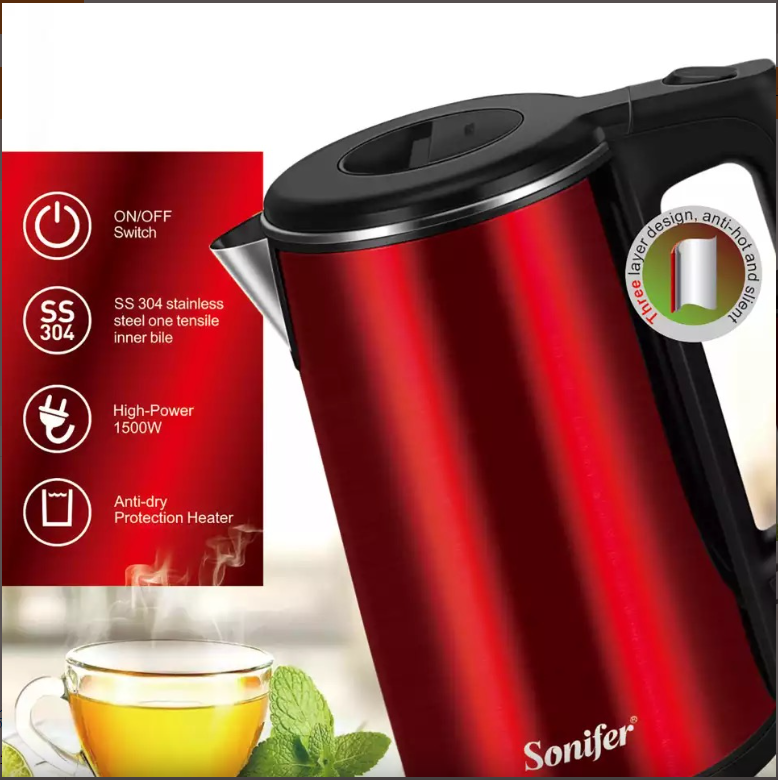 Electric Kettle 1500WATTغلاية كهربائية 1500 وات