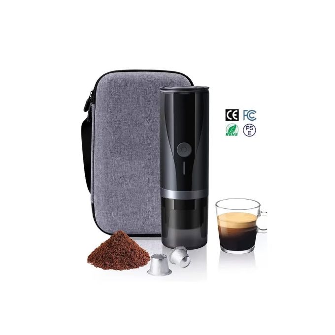 Ecoffee Cup Portable Espresso Maker, Self Heating, Compatible With Capsules And Coffee Powder, 20 Bar Pump, Perfect For Outdoor, Travel, Office And Home (MULTI COLOR)