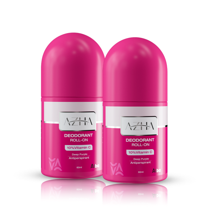 Azha Roll-On Whitening Deodorant Delays Hair Growth 60ml 1+1
