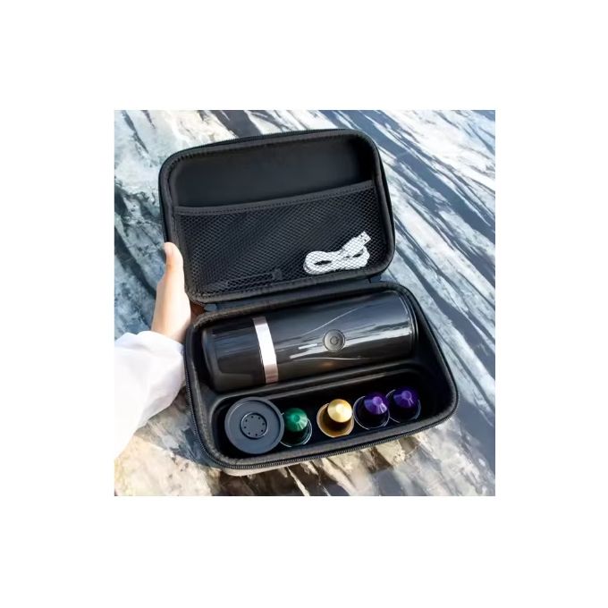 Ecoffee Cup Portable Espresso Maker, Self Heating, Compatible With Capsules And Coffee Powder, 20 Bar Pump, Perfect For Outdoor, Travel, Office And Home (MULTI COLOR)