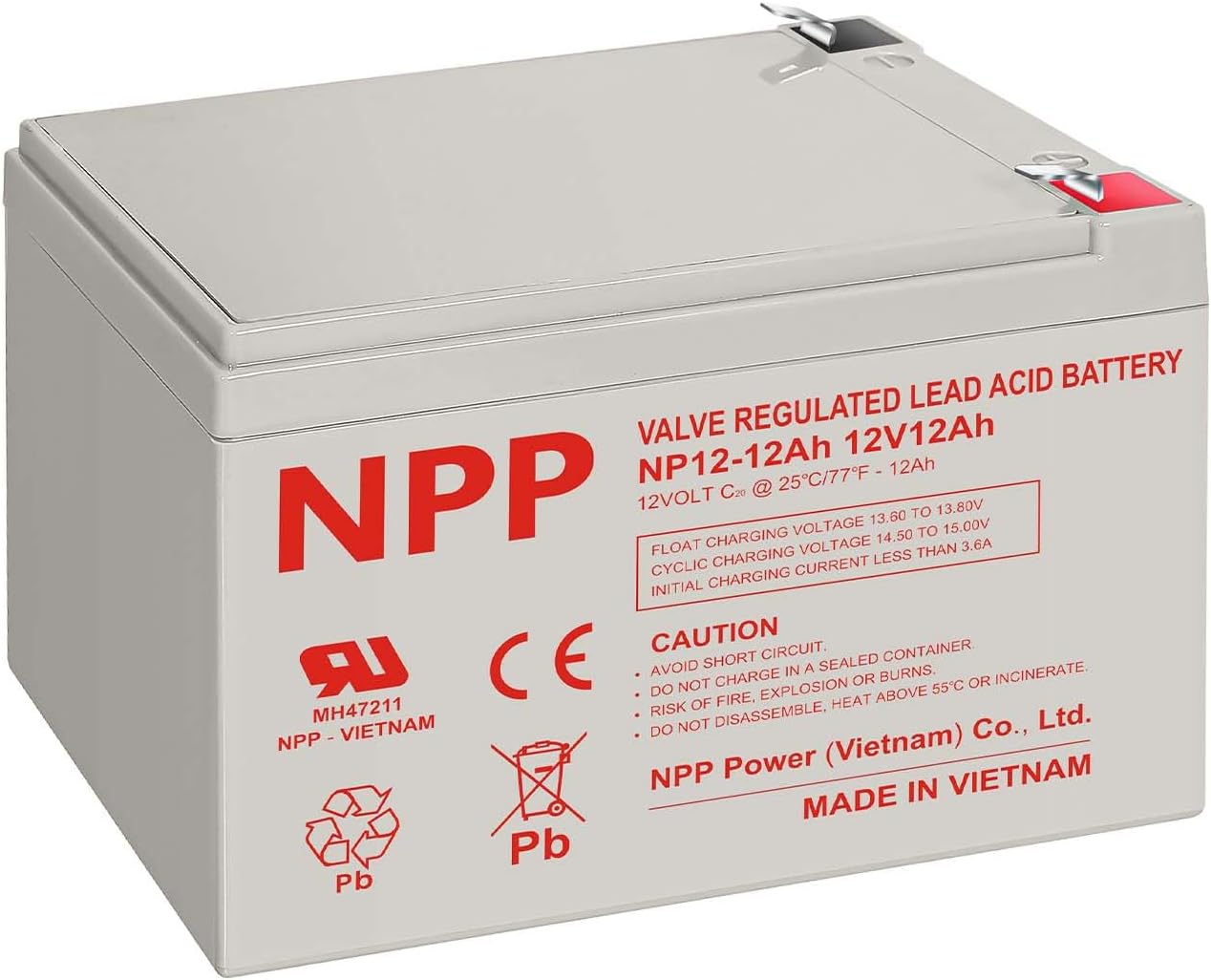 NPP 12V- 12AH MADE IN VITNAME