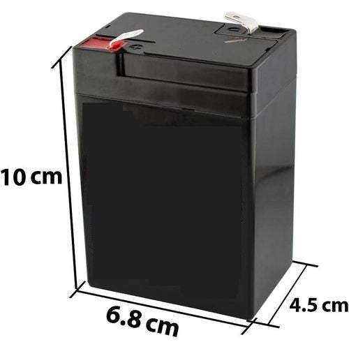 6V 4.5A rechargeable battery made in Malaysia (1+1) (4.5)