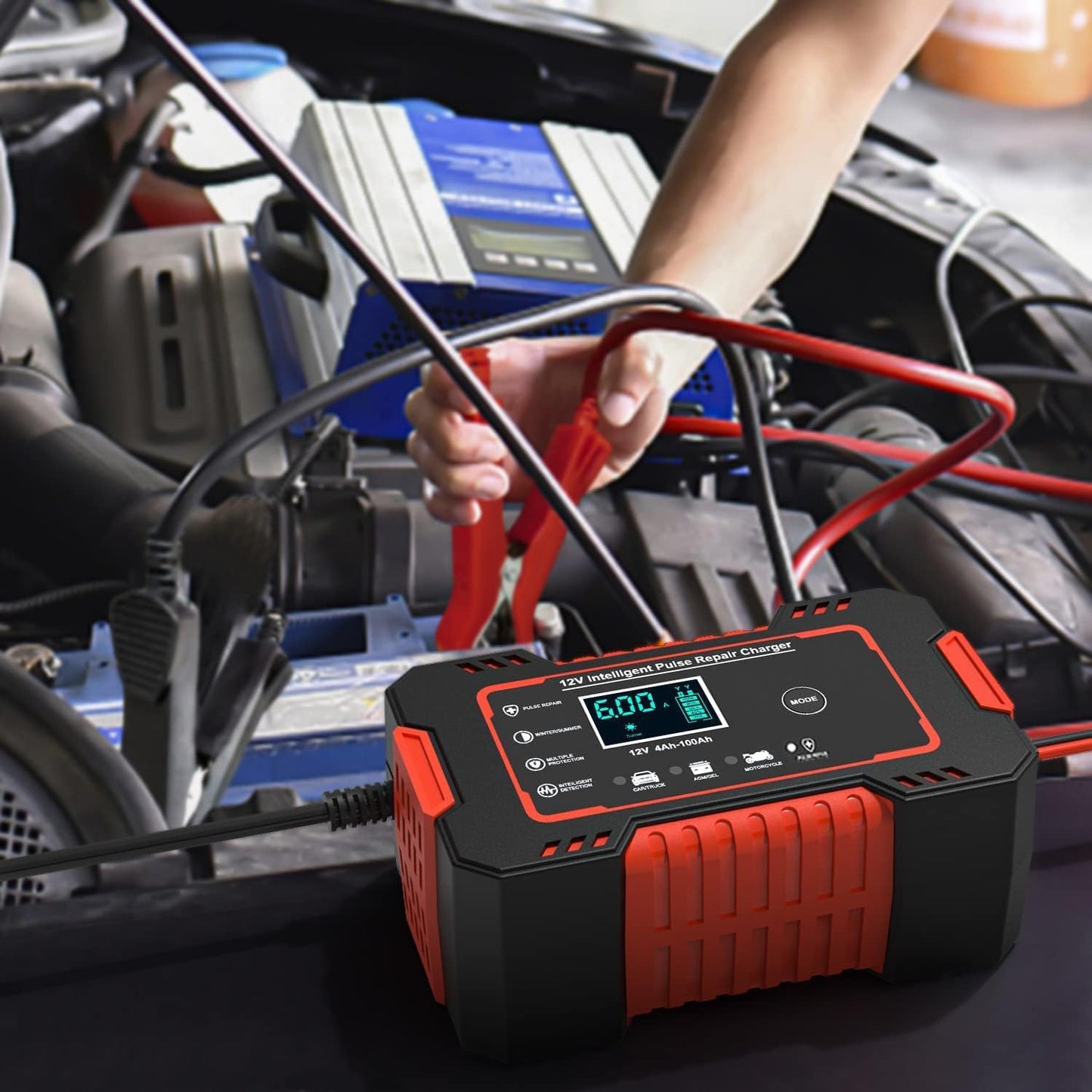 TONGER BATTERY CHARGER 12VOLT - 6 AH شاحن بطارية تونجر