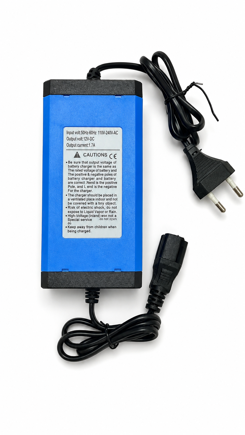 BATTERY CHARGER LEAD ACID 12VOLT-1.7AH