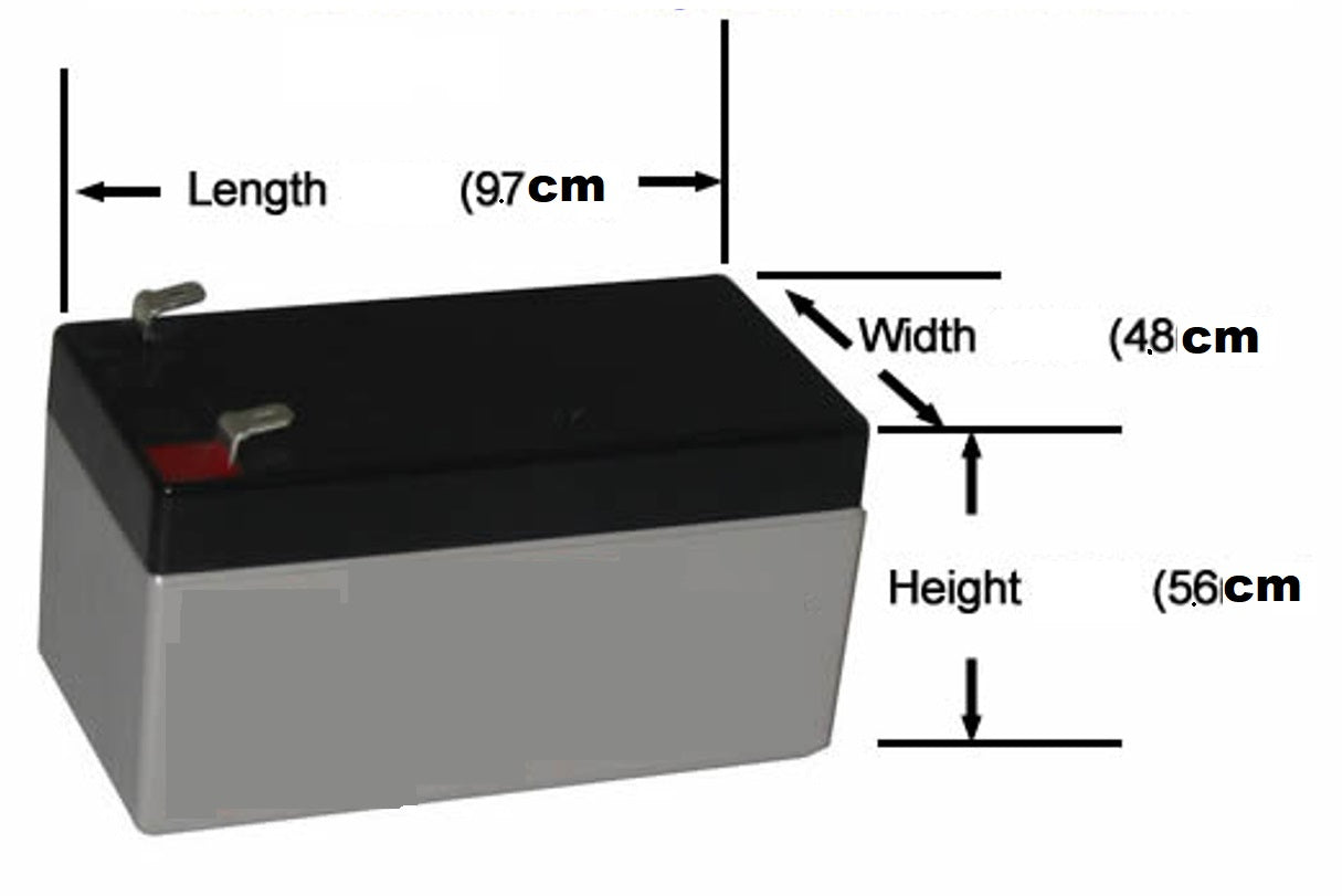 Ultracell 12V 1.3ah battery ul