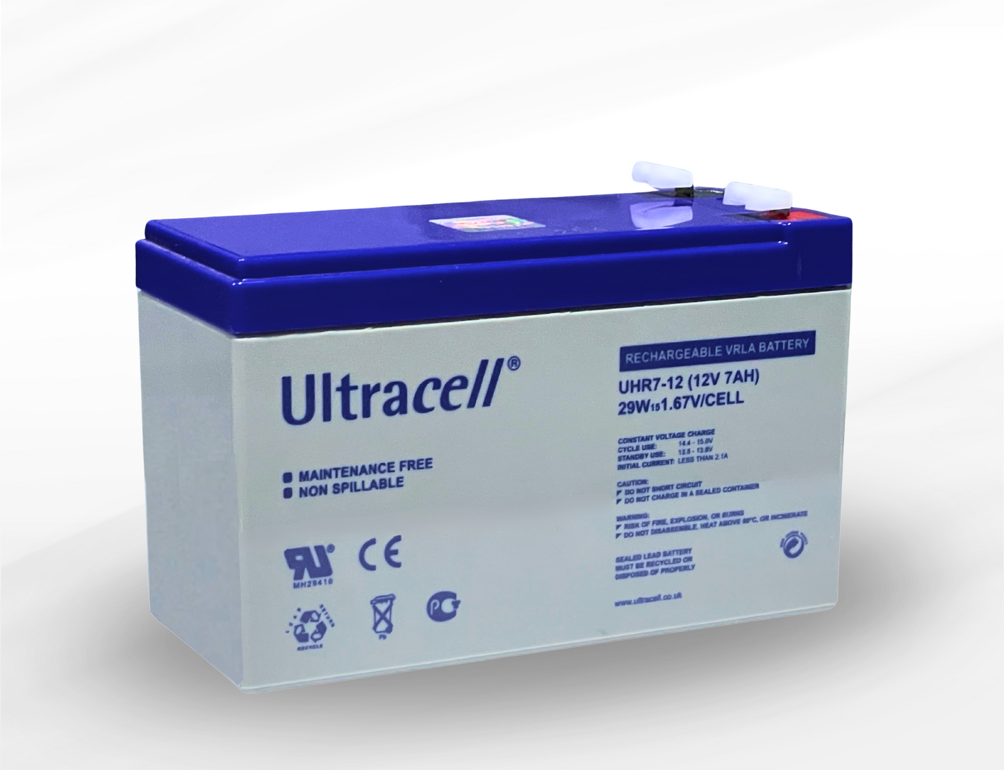ULTRACELL RECHARGABLE BATTERY 12V- 7AH (UHR)
