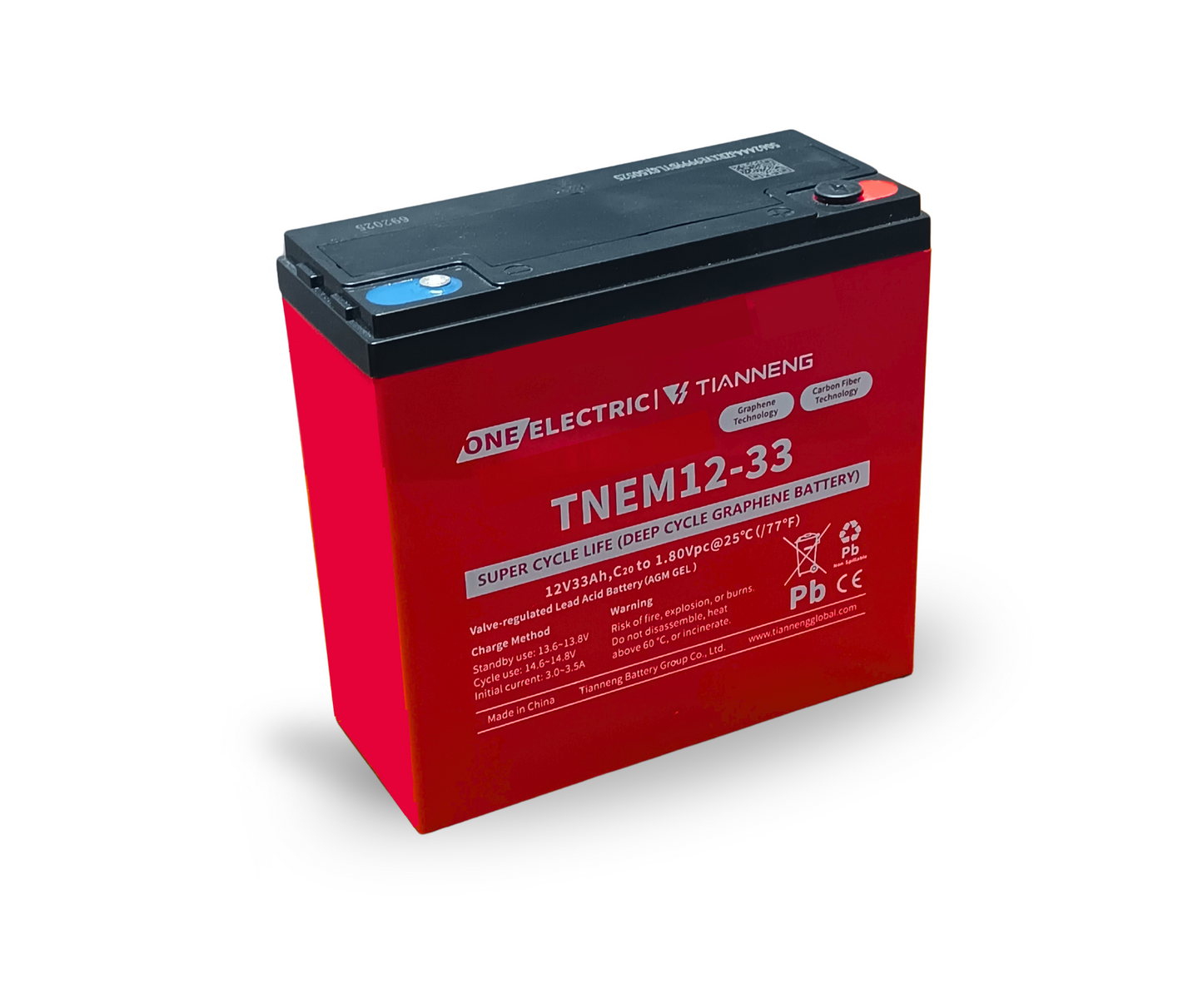 TIANING GEL BATTERY 12 VOLT-33 AH