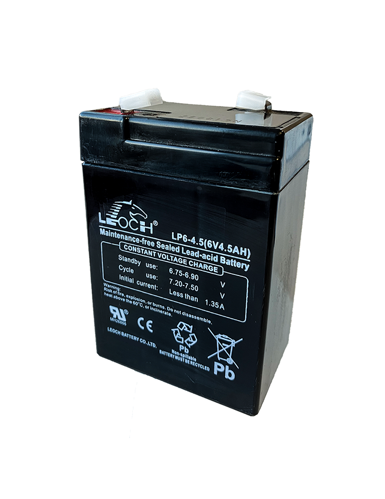 LEOCH 6V 4.5A rechargeable battery made in MALYSIA
