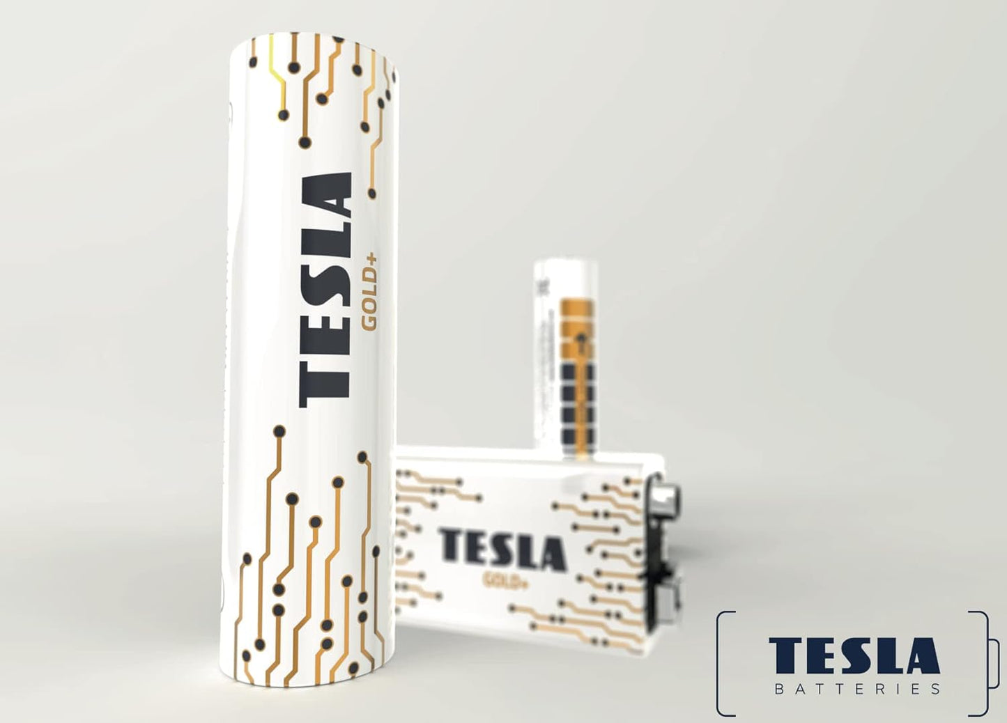 TESLA BATTERIES  AAA LR03 / 1.5V GOLD+  ALKALINE 2PCS