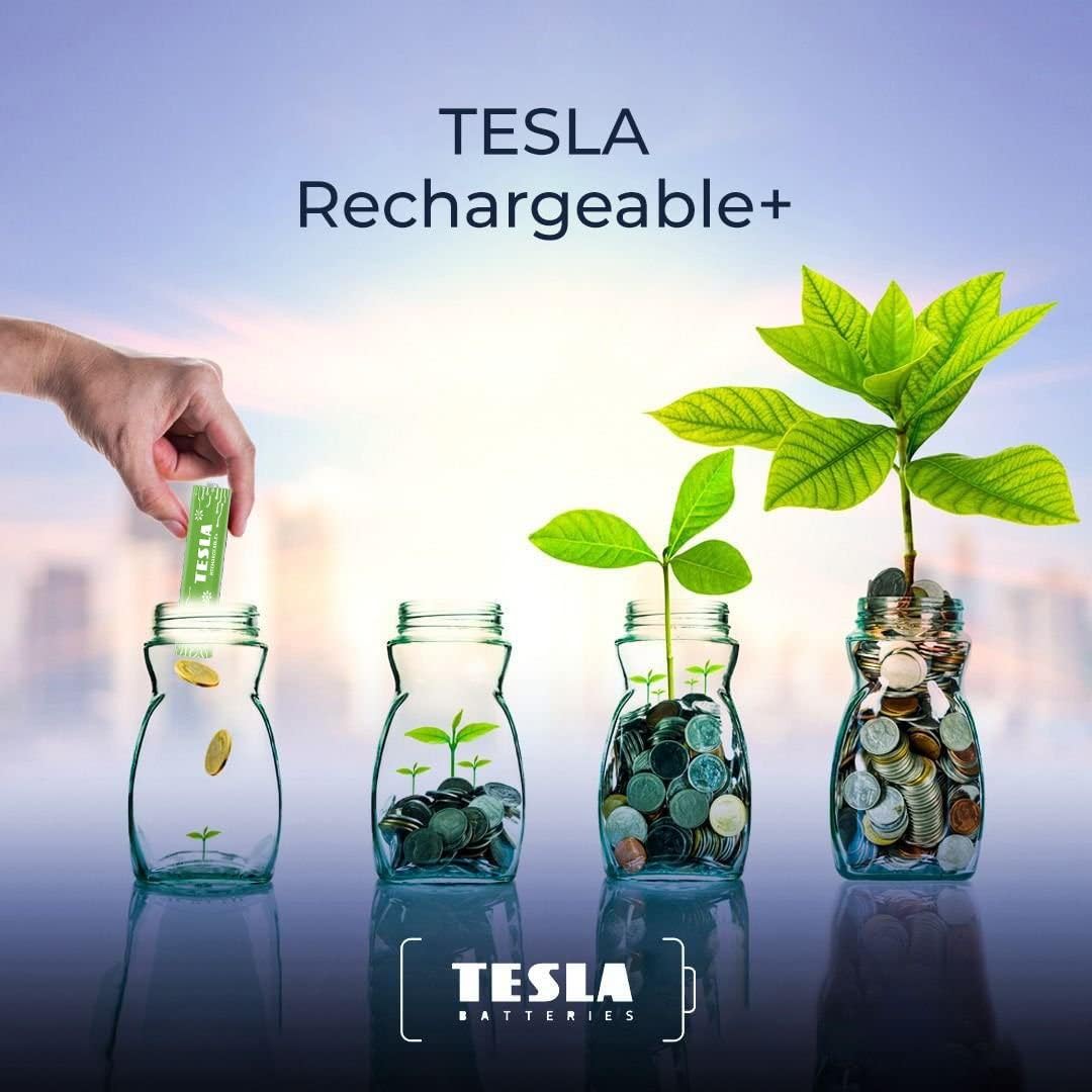 TESLA BATTERIES Rechargeable batteries AAA NI-MH/ HR03 1,2V 800 mAh Pack of 4 batteries