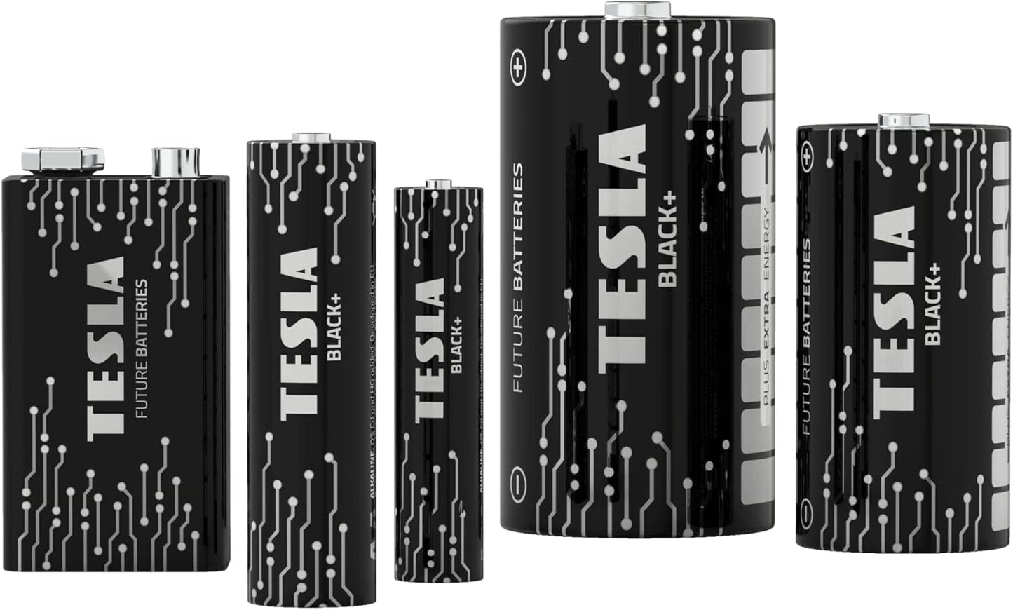 battery black+ D alkaline - plus extra energy battery d blister foil LR20/1.5v pack of 2