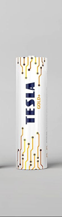 TESLA BATTERIES AA LR6/ 1.5V GOLD+ 2 PCS