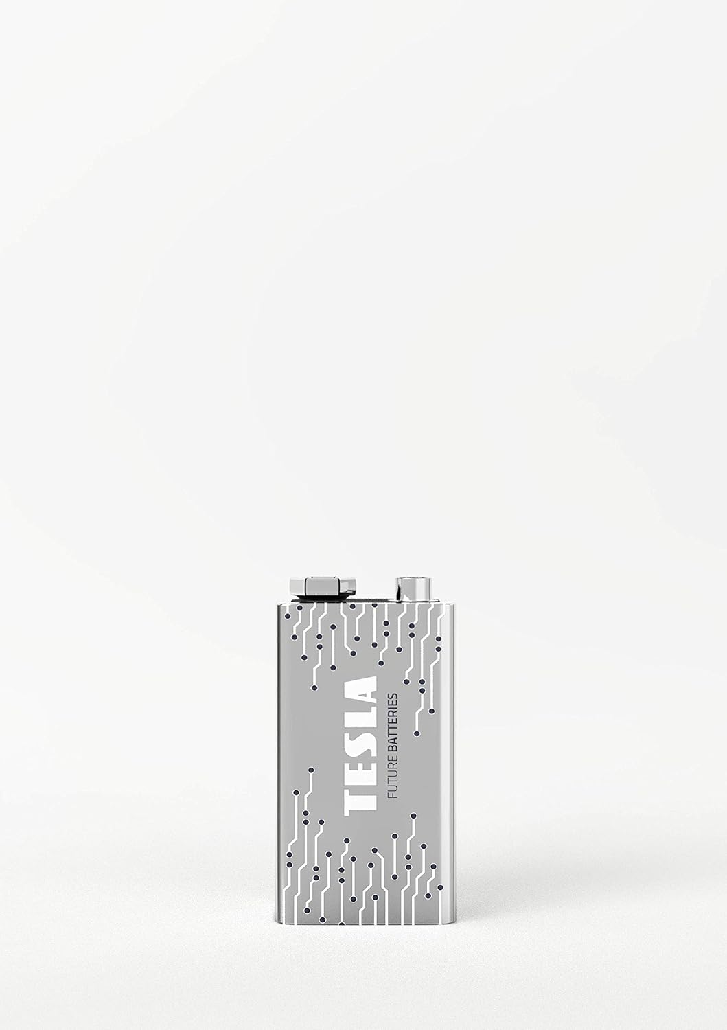 Tesla 9V Battery Silver+ Alkaline - Plus Extra Energy Blister Foil 6LR61/9V