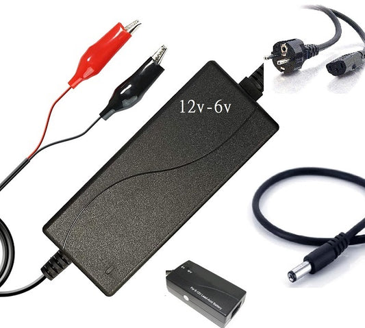 6V 12V 3000mAh battery charger