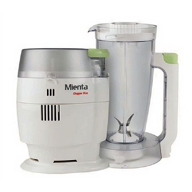 Mienta Chopper with Attachments, 1.5 Liters, 1000W, White - CH-645 with Free Gift 3 Refrigerator Boxes