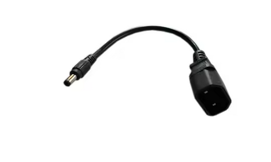Electric Bicycle Battery Charging Cable DC Power Connector Conversion Plug Socket for 3 pin