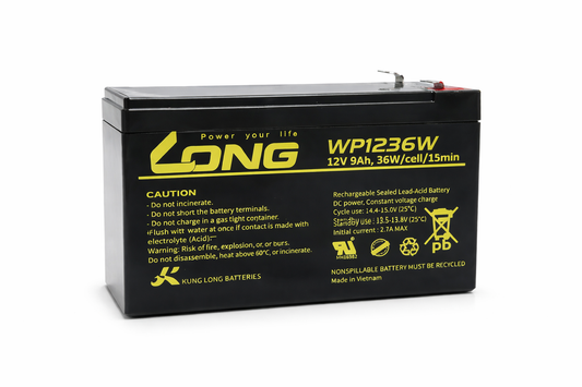 LONG BATTERY 12 VOLT - 9AH