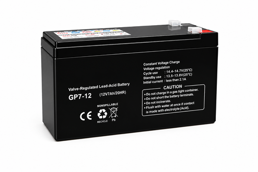 GP RECHARGABLE BATTERY 12VOLT- 7AH