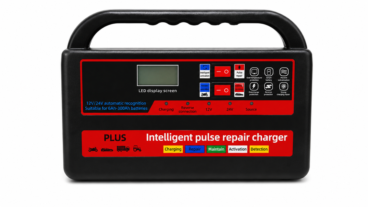 Intelligent Pulse Repair Battery Charger 12V/24V