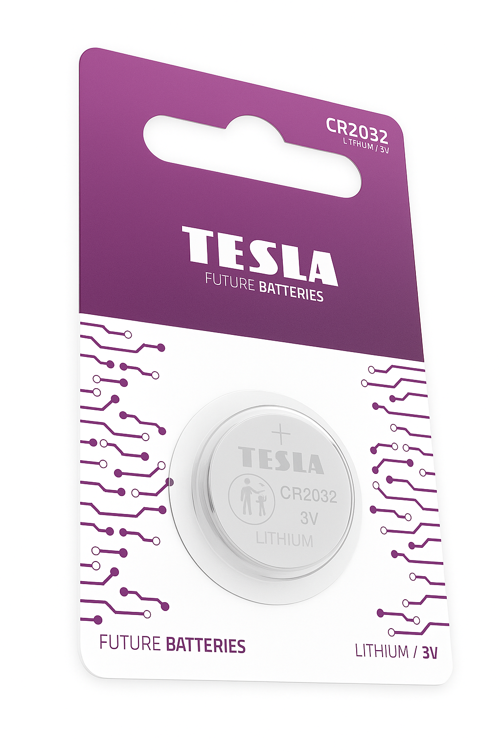 Tesla Batteries CR2032 Lithium 1PCS