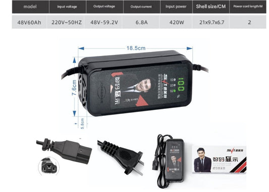 BATTERY CHARGER 48VOLT - 60AHشاحن بطارية 48فولت - 60 امبير