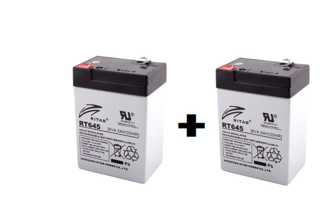 6V 4.5A rechargeable battery made in Vietnam (1+1)