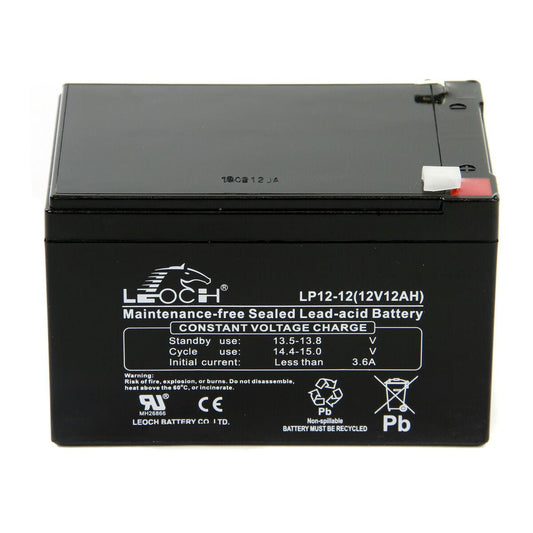 LEOCH BATTERY 12V 12AH made in Malaysia